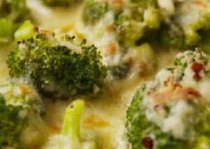brokoli dengan keju
